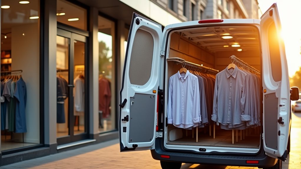 convenient garment pickup service