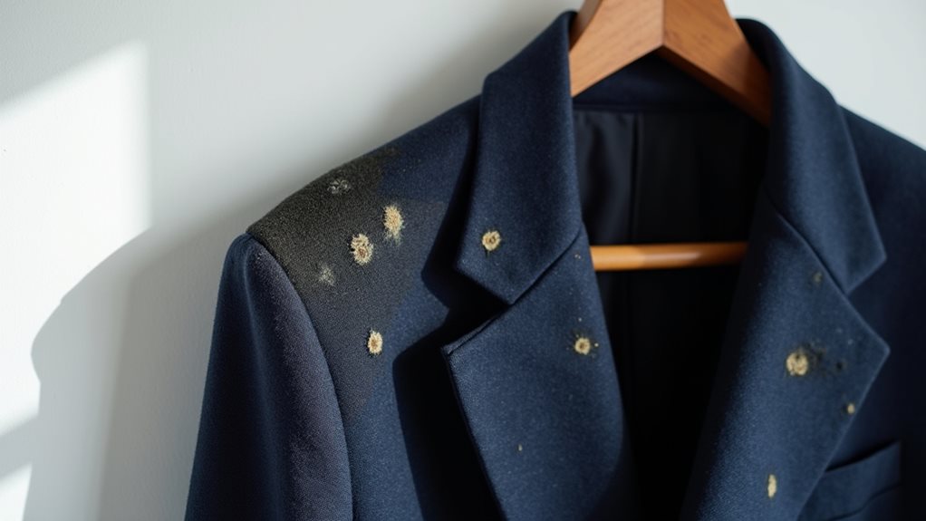 dry cleaning removes mildew