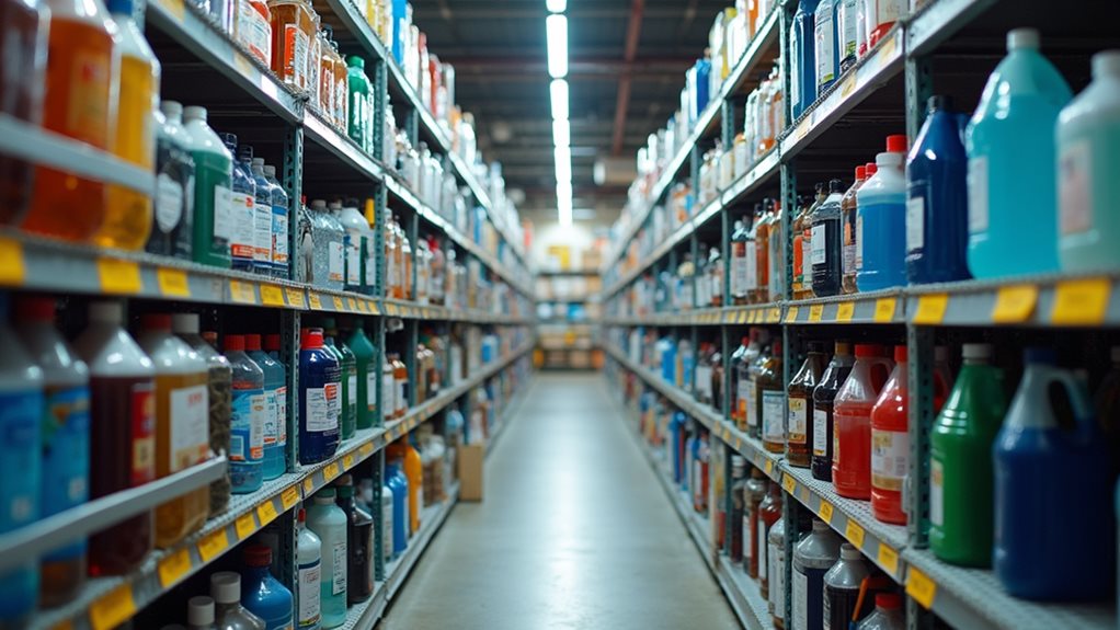 hardware stores sell solvents