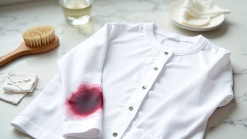 treat stains before cleaning