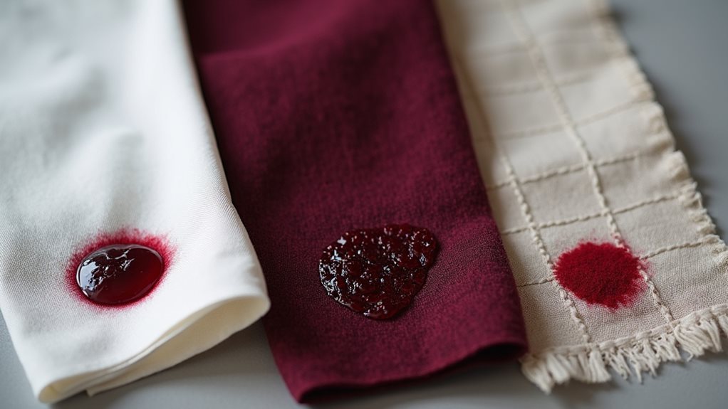 best fabrics for blood stains