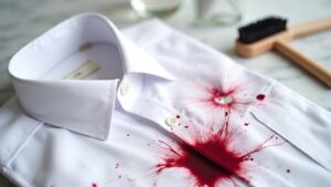 blood stains removal possible