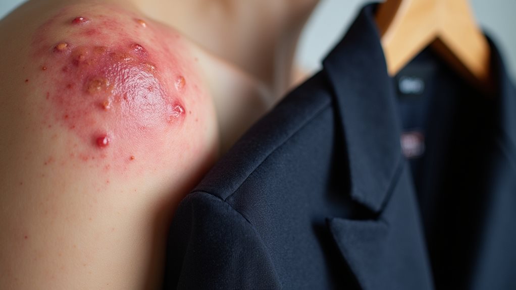 chemical exposure skin reactions