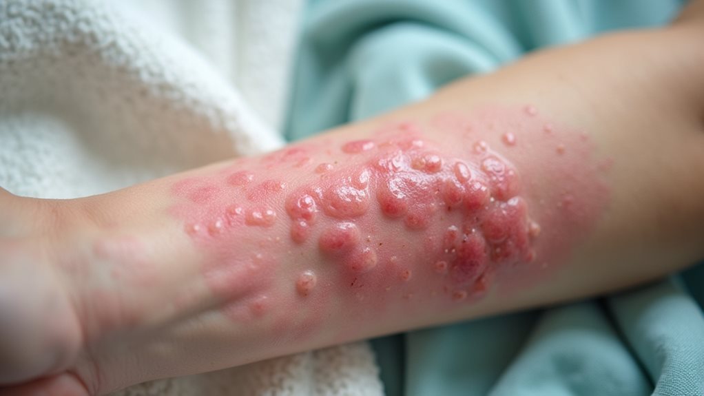 chemical skin irritation symptoms