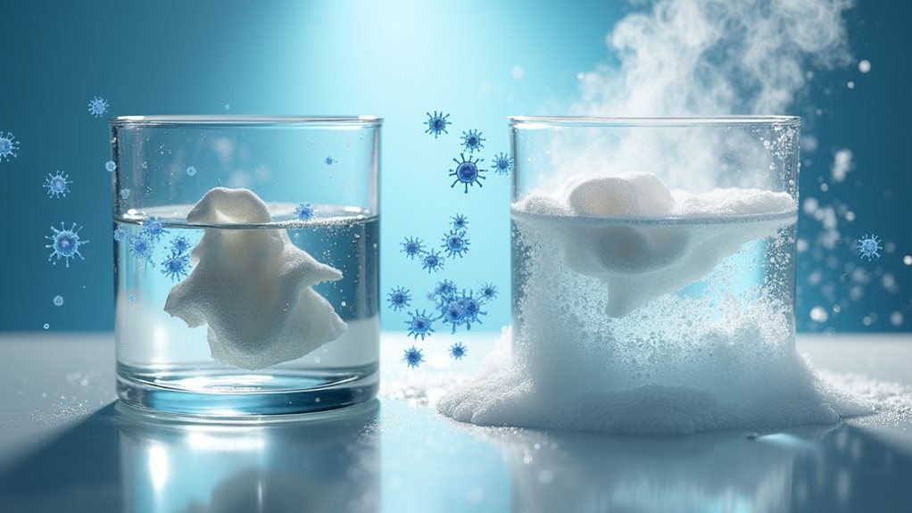 chemical solvents outperform water based