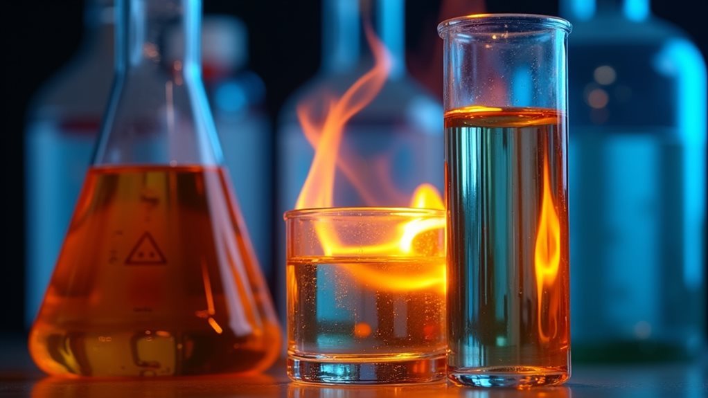 combustible nature of solvents