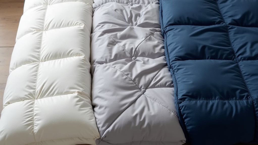 comforter size and materials