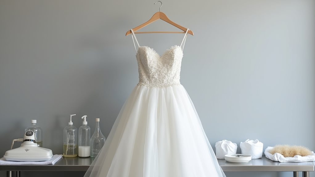 comprehensive wedding dress cleaning