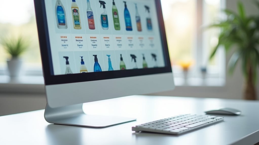 convenient online cleaning shopping