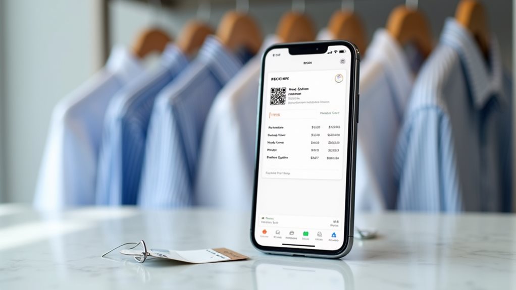 digital receipts for convenience