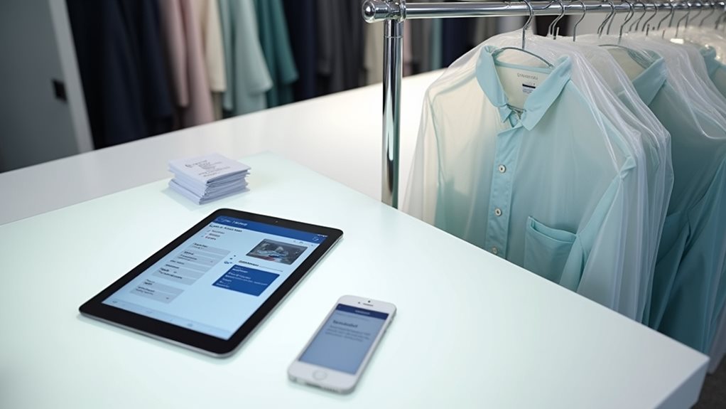 digital receipts streamline dry cleaning