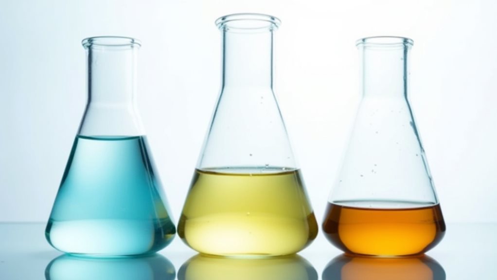 diverse solvents for cleaning