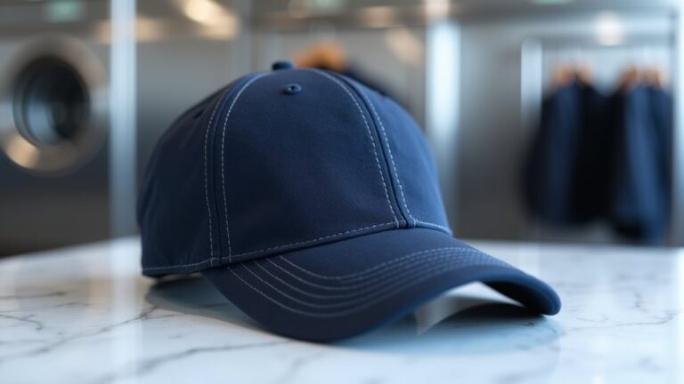 dry cleaning a cap