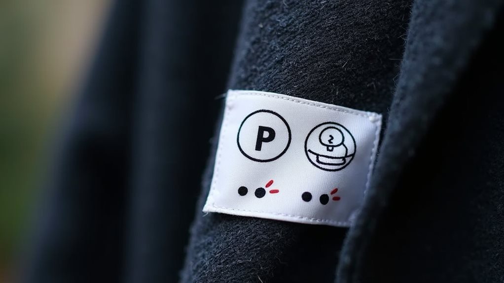 dry cleaning care symbol