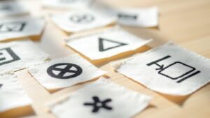 dry cleaning care symbols