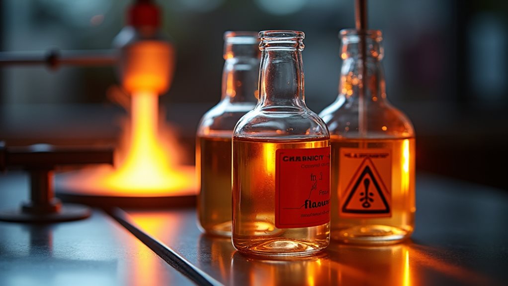 dry cleaning chemicals flammability