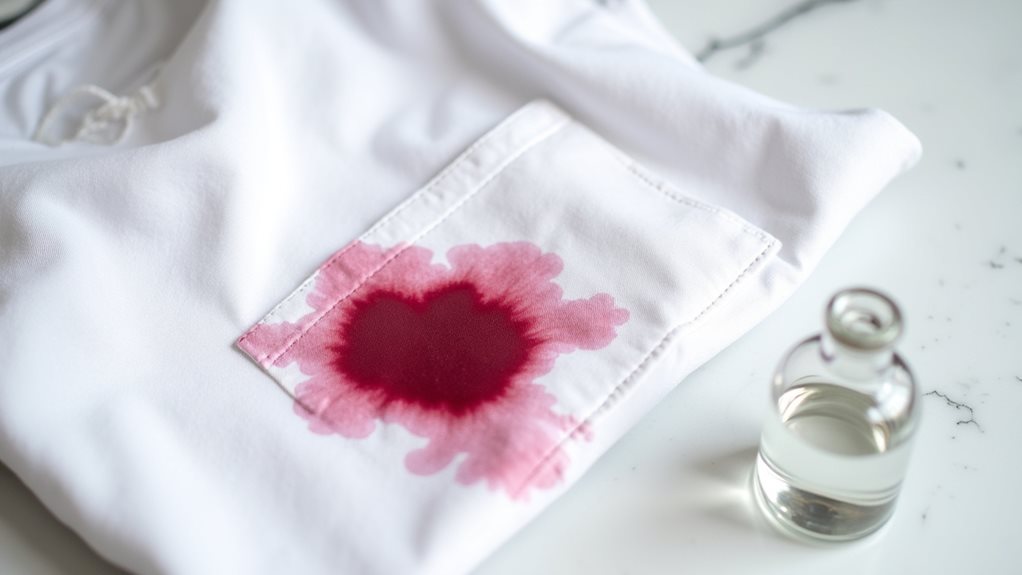 dry cleaning color stains