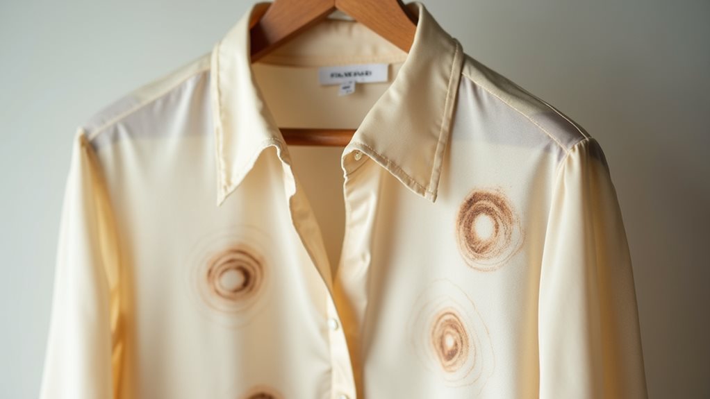 dry cleaning fails water stains