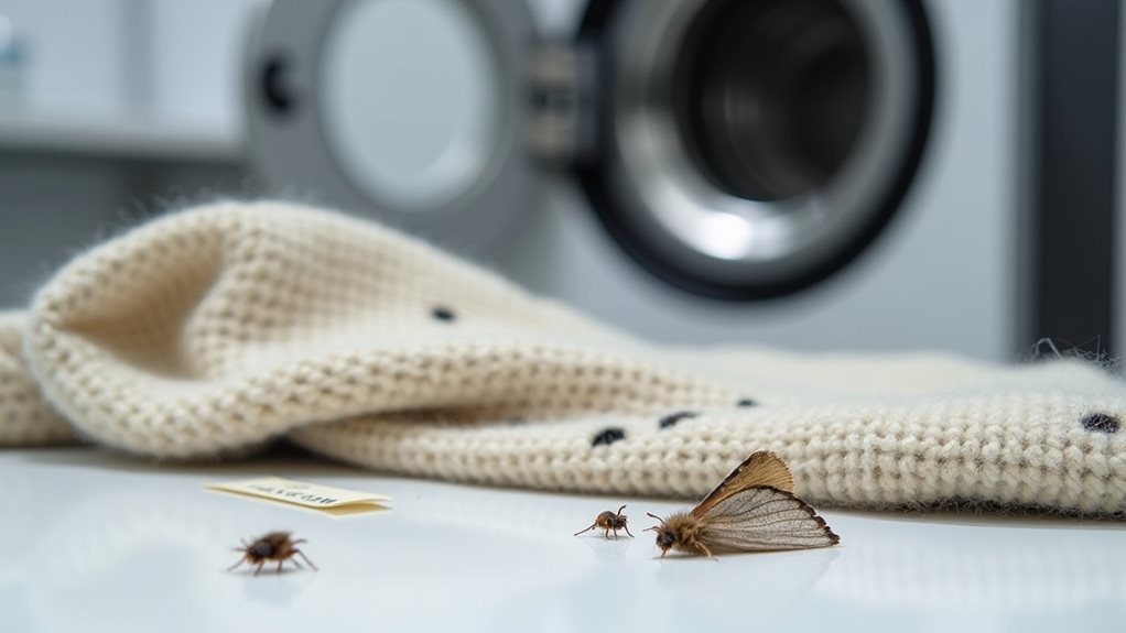 dry cleaning for moth infestations