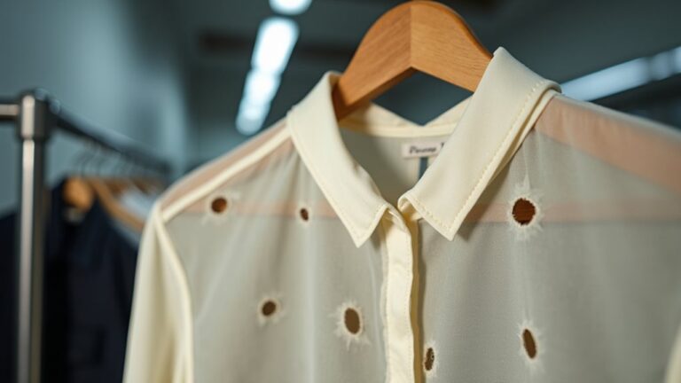 dry cleaning may damage