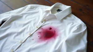 dry cleaning may stain