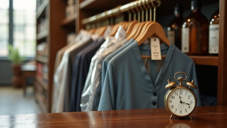 dry cleaning pickup timeframe