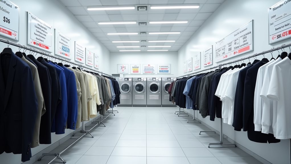 dry cleaning pricing tiers
