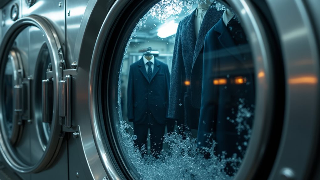 dry cleaning process stages