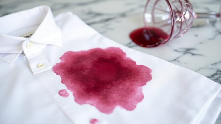 dry cleaning red wine removal