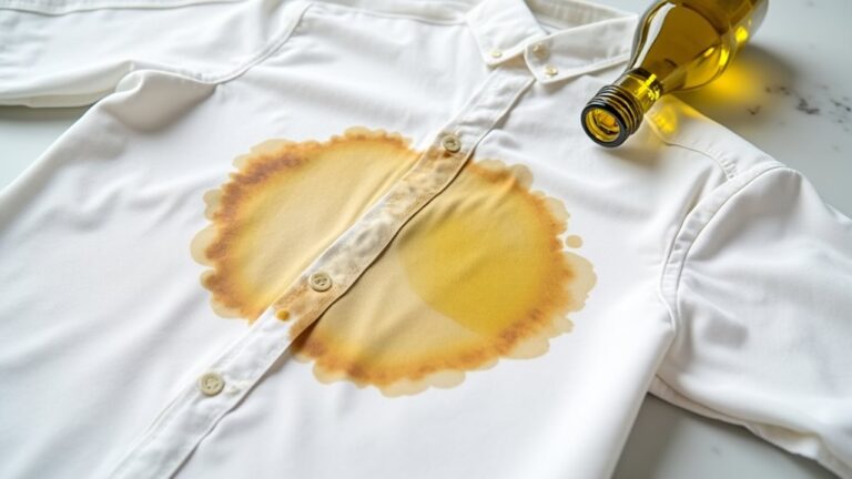 dry cleaning removes oil stains