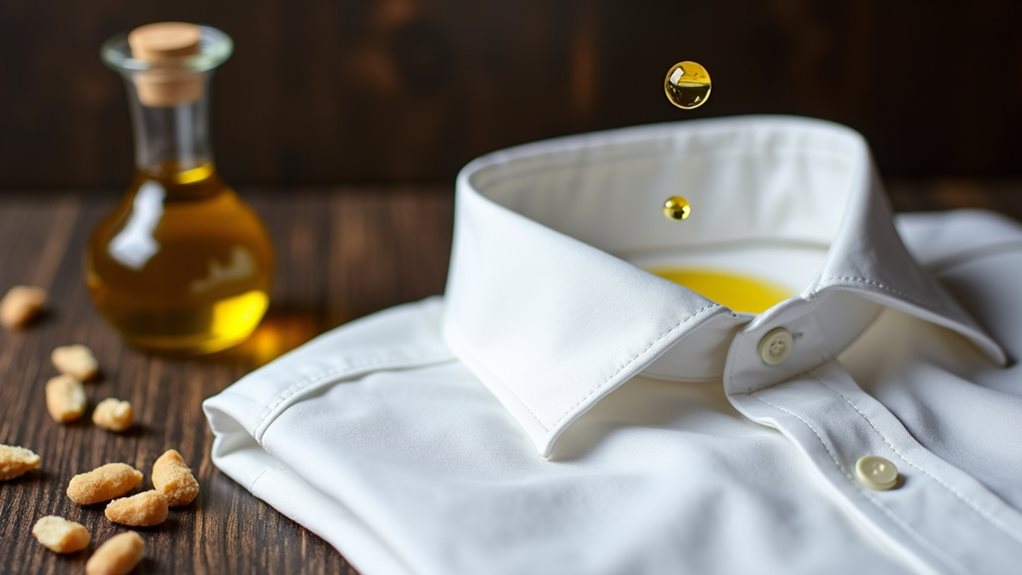 dry cleaning removes oil stains