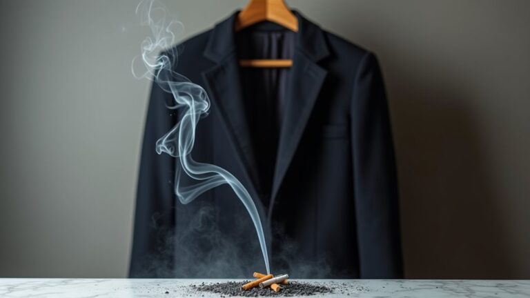 dry cleaning removes smoke