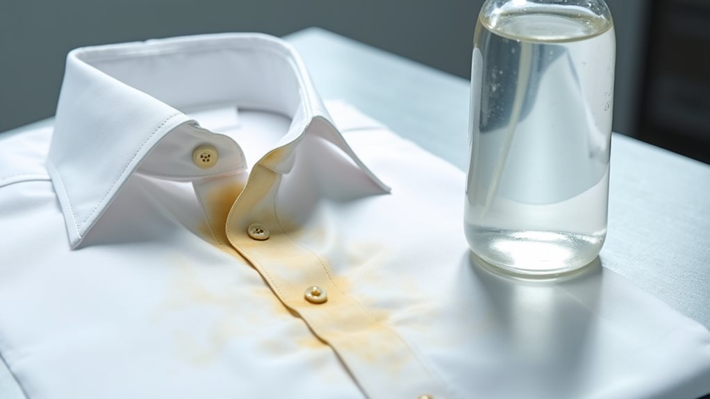 dry cleaning removes sweat stains