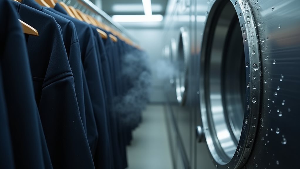dry cleaning retains moisture