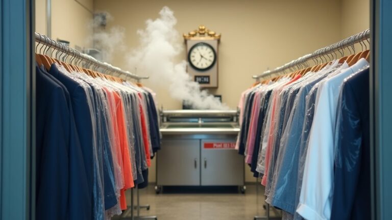 dry cleaning time frame
