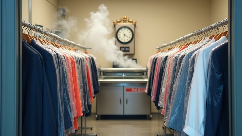 dry cleaning time frame