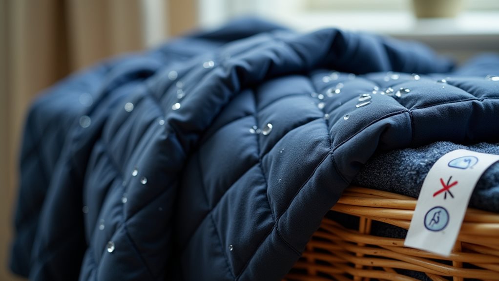dry cleaning weighted blankets necessary