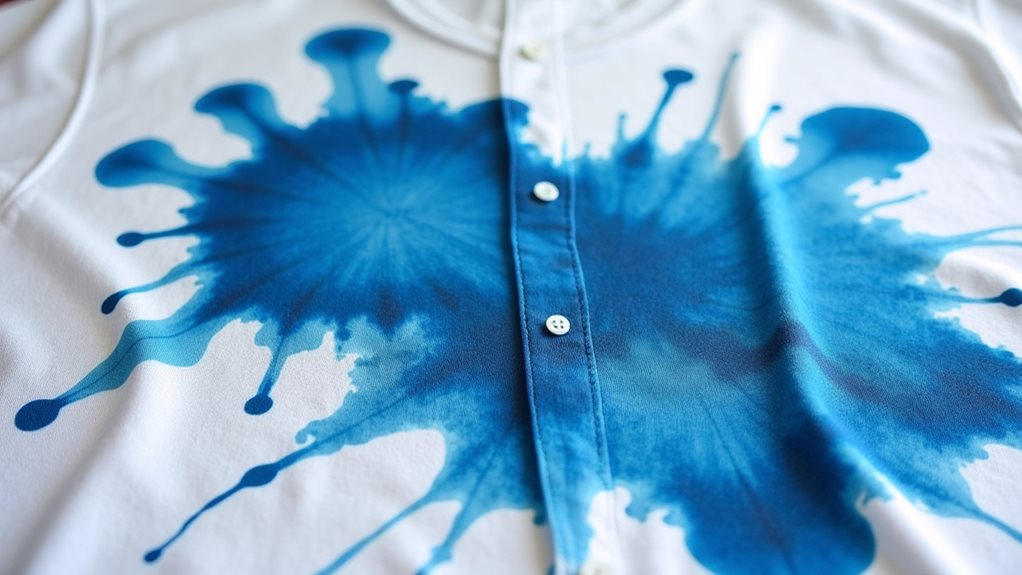 dye stains require immediate action
