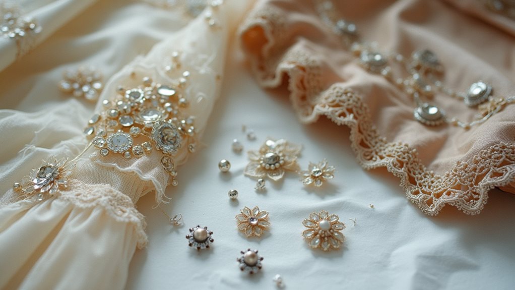 embellished garments require careful cleaning