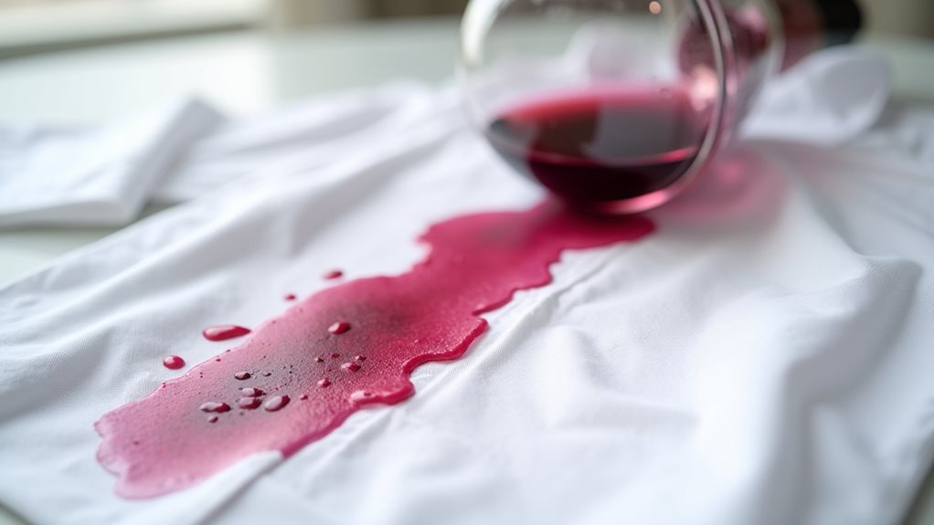 factors influencing wine stain removal