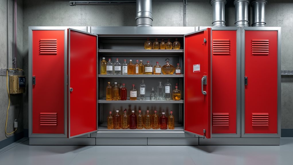flammable chemical storage safety