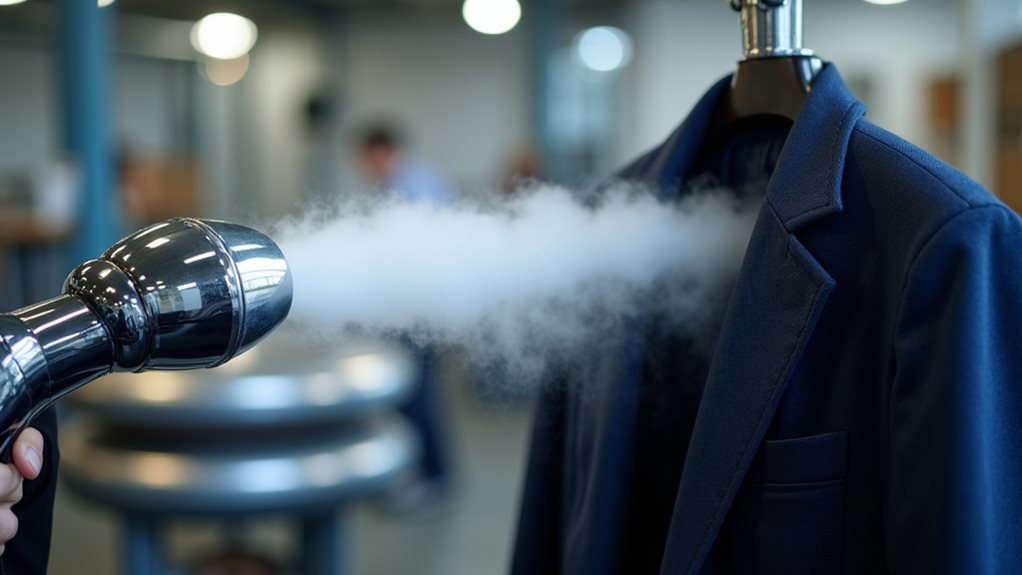 heat enhances garment finishing