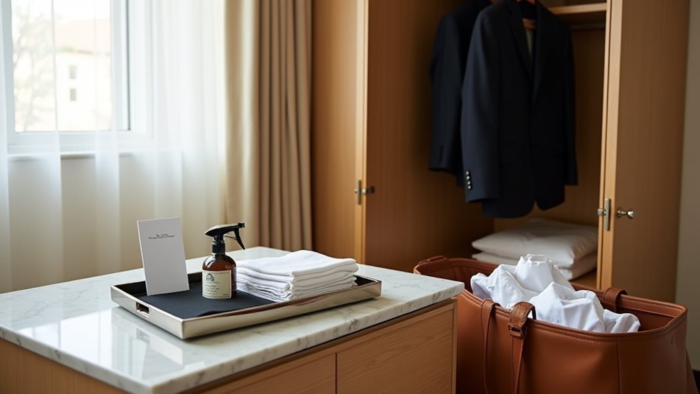 hotel dry cleaning process
