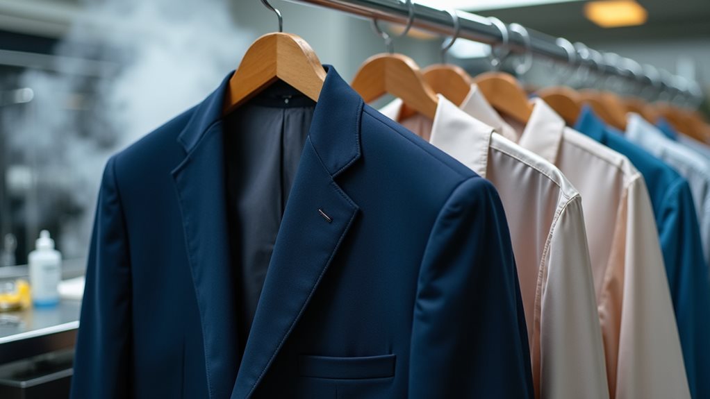 intricate dry cleaning process