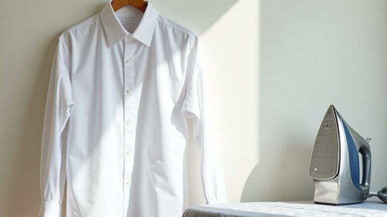 ironing after dry cleaning