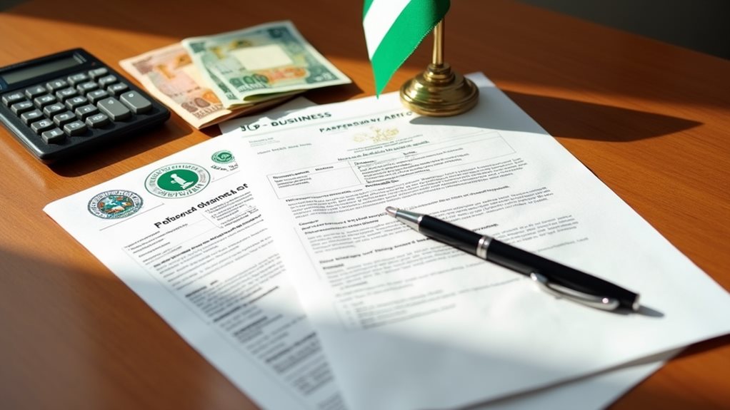legal registration cost breakdown