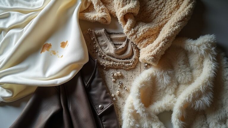 non dry cleanable materials