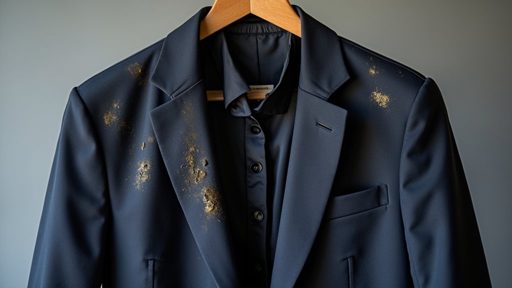 professional garment cleaning needed