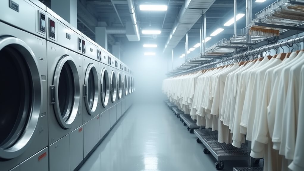 professional garment cleaning process