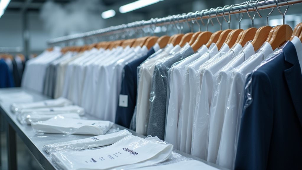 professional garment preparation process